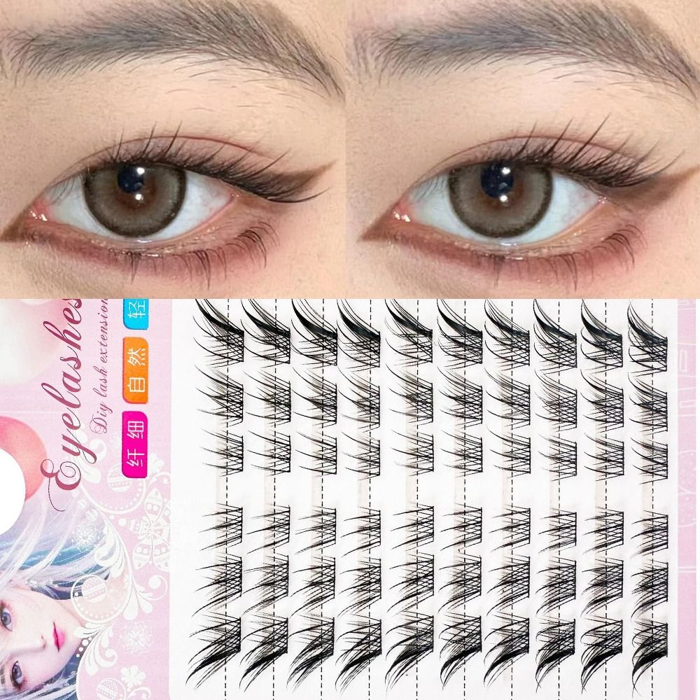 Eyelash Extension Cat Eye Wispy - 3D Cat Eye Cluster Ciglia Estensioni