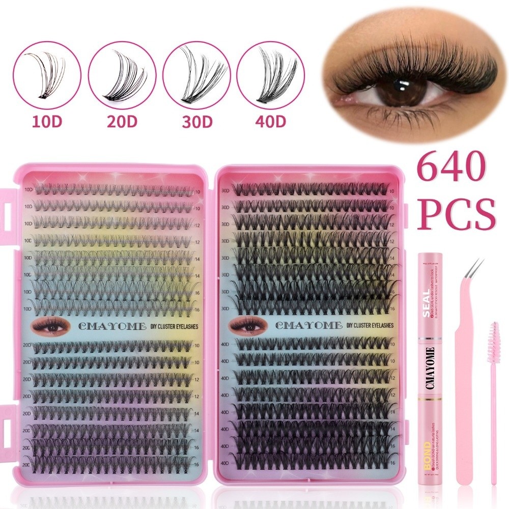 Eyelash Extension Volume Lashes - Kit di Extension Ciglia Finte 5D