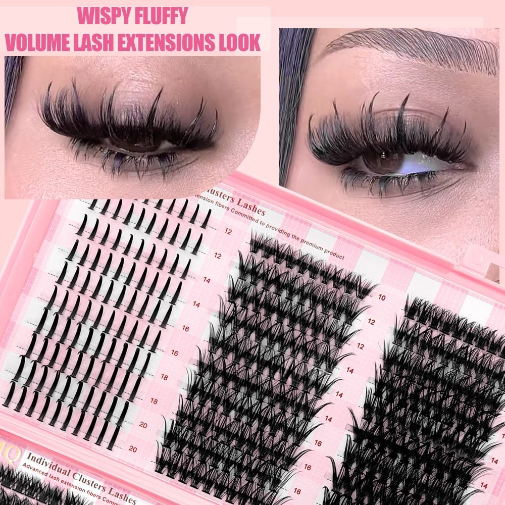 Eyelash Extension Volume Lashes - Ciglia Finte Lunghe 9-16mm, Volume 3D,
