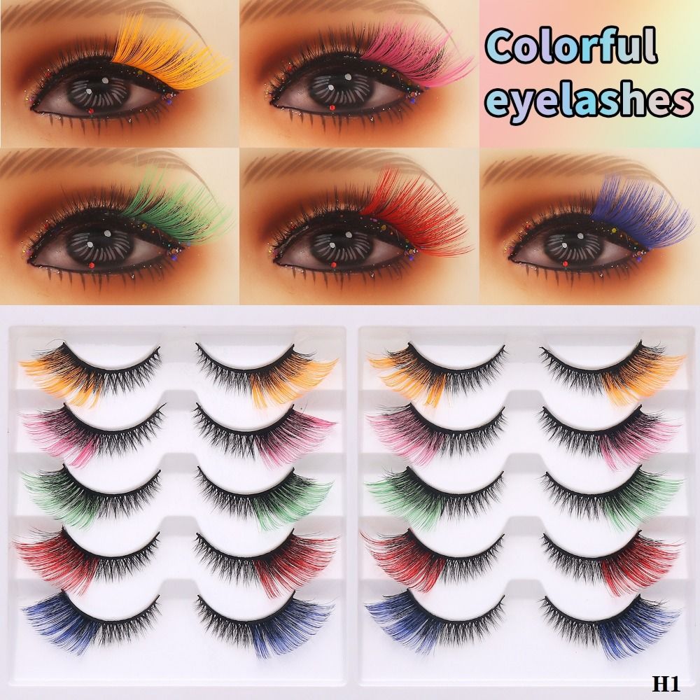Eyelash Extension Cat Eye Wispy - 10 Paia di Ciglia Finte 3D