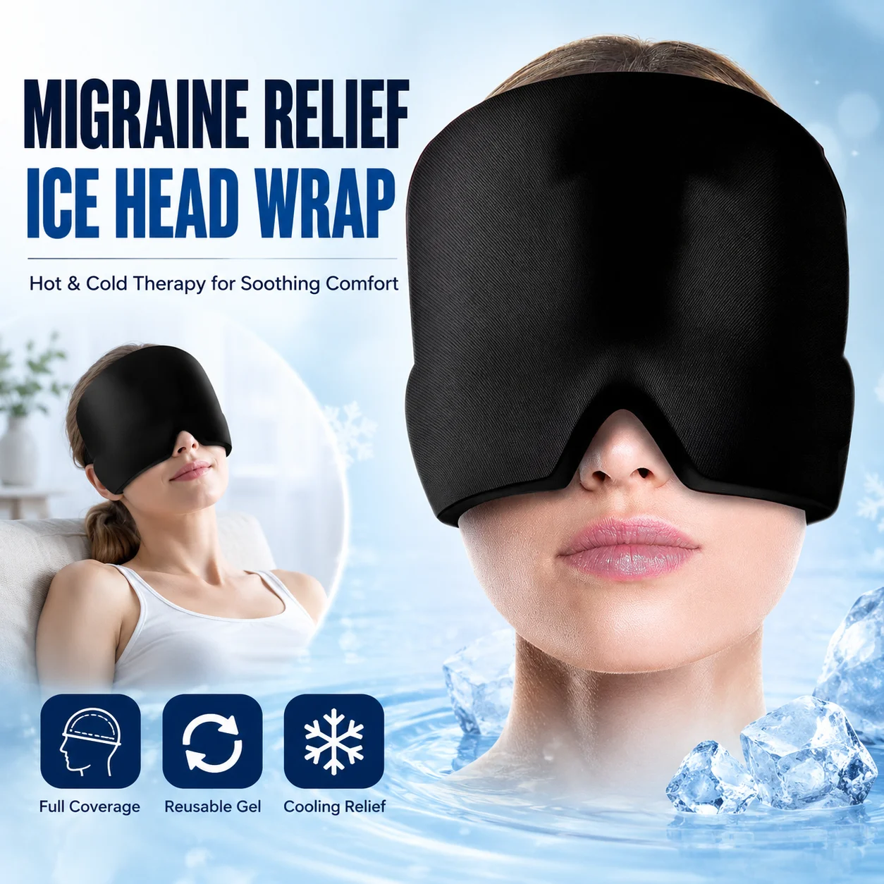 Under Eye Gel - Maschera per la testa con gel