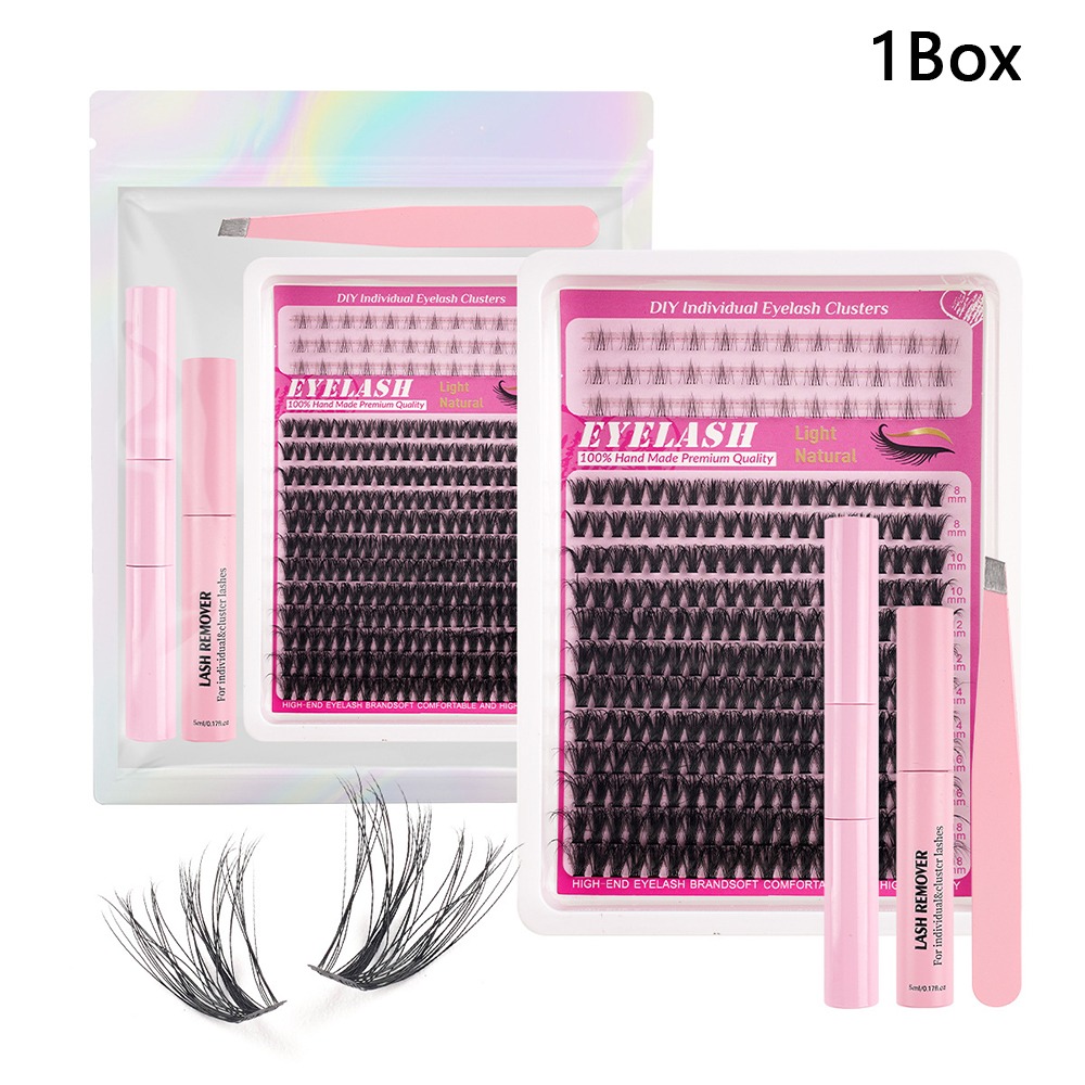 Eyelash Extension Kits - Ciglia Finte Lunghe 8-18mm, Effetto Naturale,