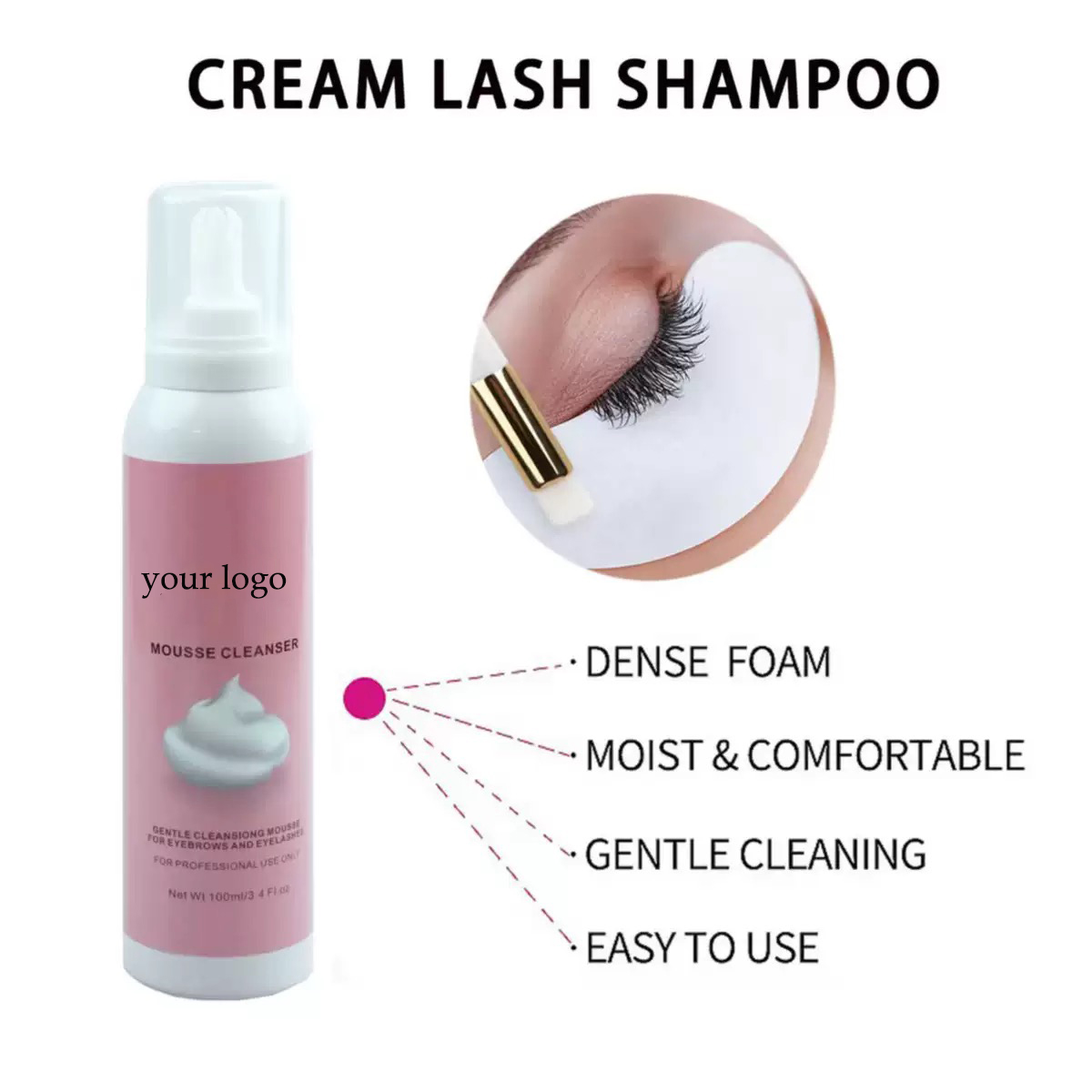 Shampoo per ciglia montate per - Eyelash Extension Gel Remover recensione e prezzo