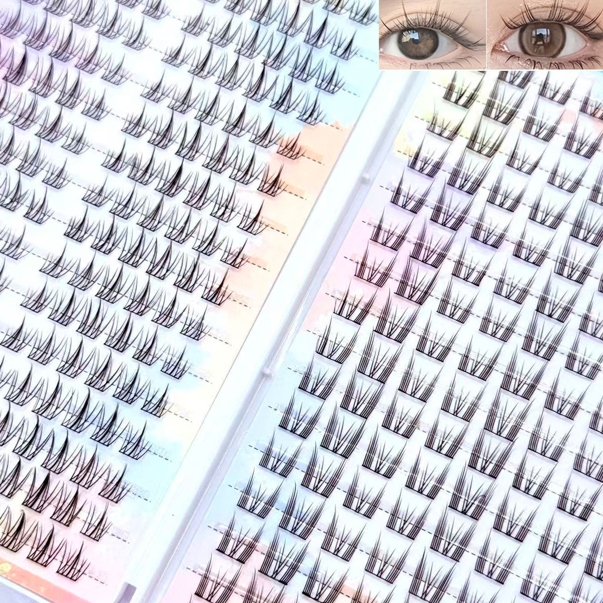 Ciglia Finte Effetto Naturale  - Eyelash Extension Cat Eye Wispy recensione e prezzo