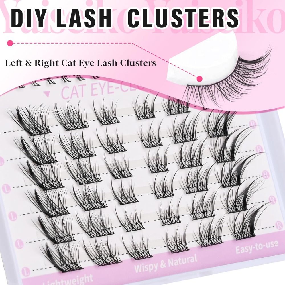 Nuovo 3D Cat Eye Ciglia autoad - Eyelash Extension Cat Eye Wispy recensione e prezzo