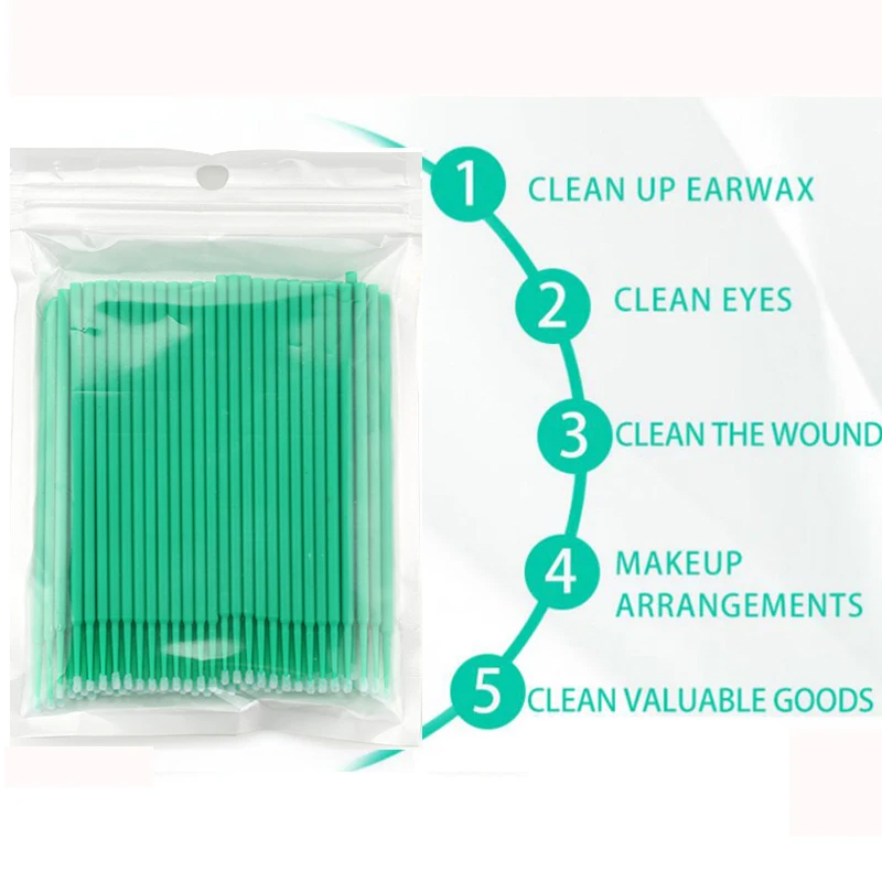 50/100PCS Micro Spazzole Usa E - Micro Brush Applicator recensione e prezzo