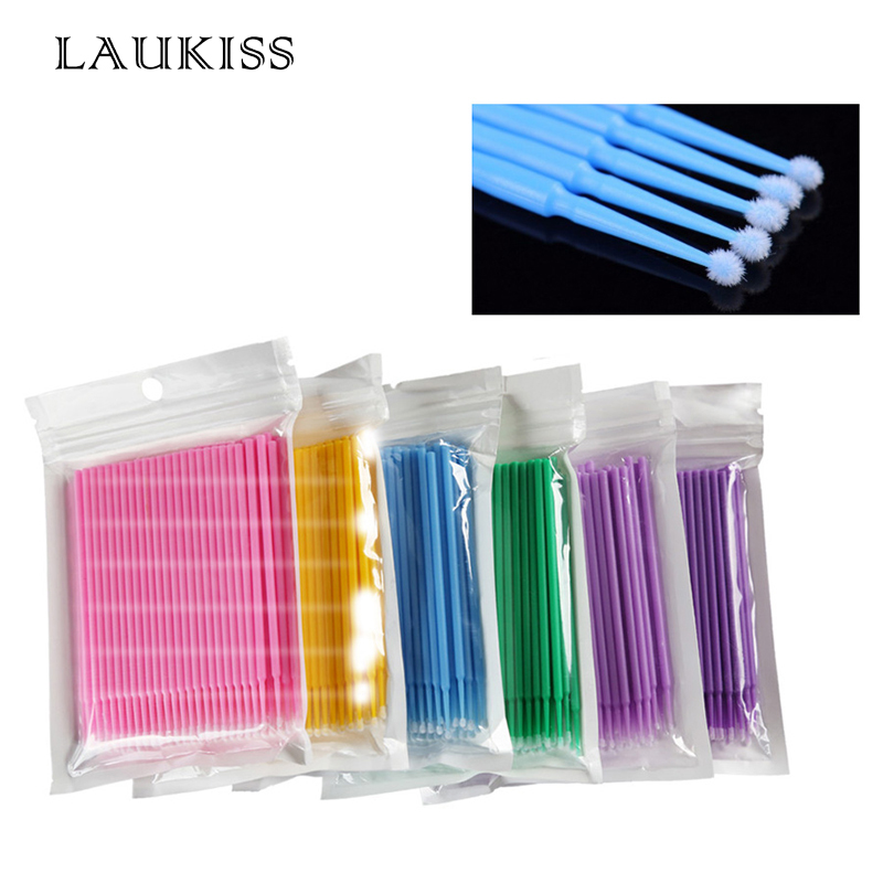 100 pezzi Micro pennelli per t - Eyelash Extension Eyeliner recensione e prezzo