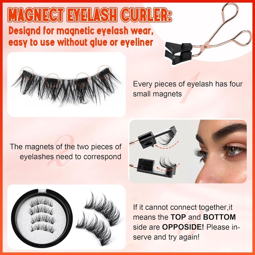 Ciglia magnetiche senza colla, - Eyelash Extension Eyeliner recensione e prezzo