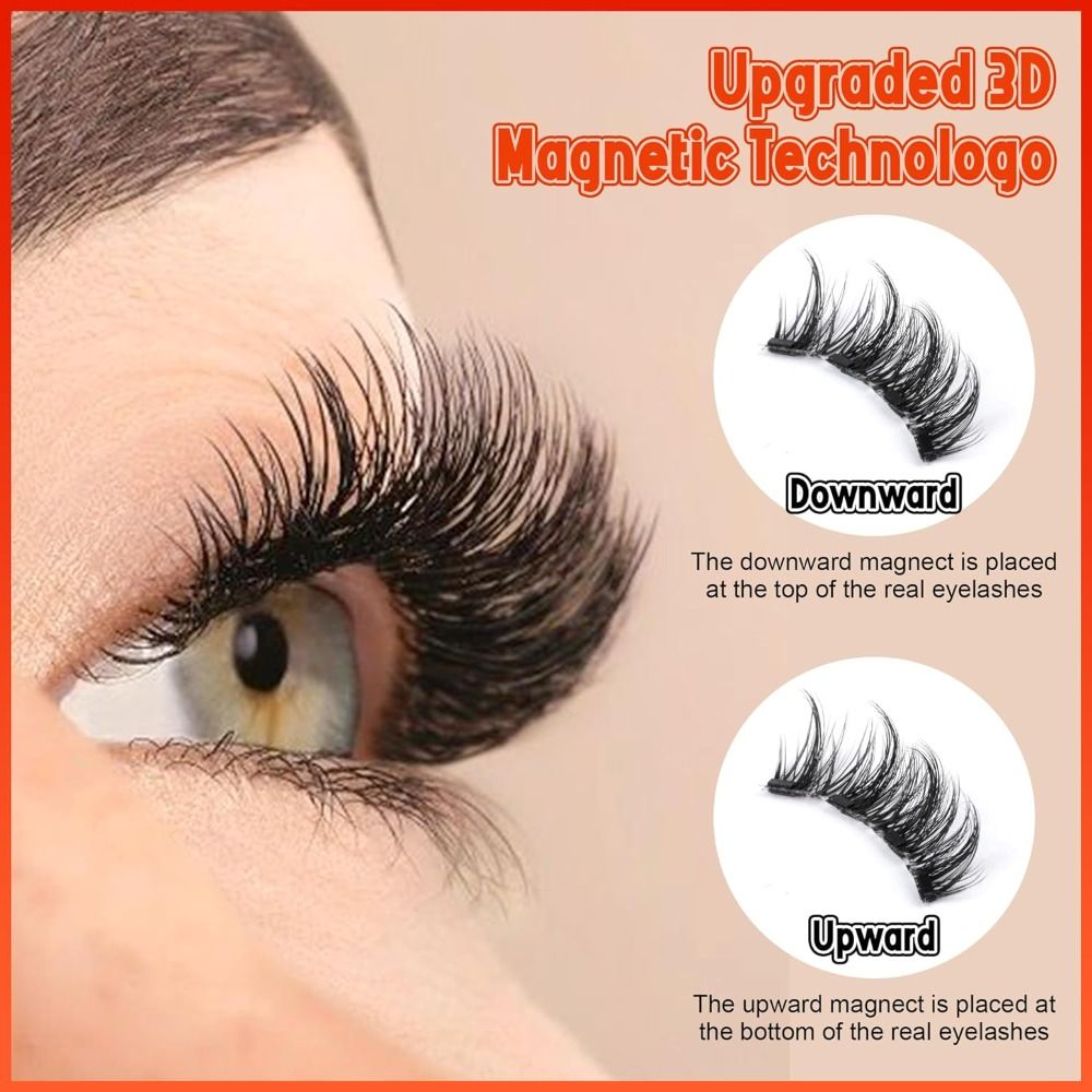 Ciglia magnetiche senza colla, - Eyelash Extension Eyeliner recensione e prezzo