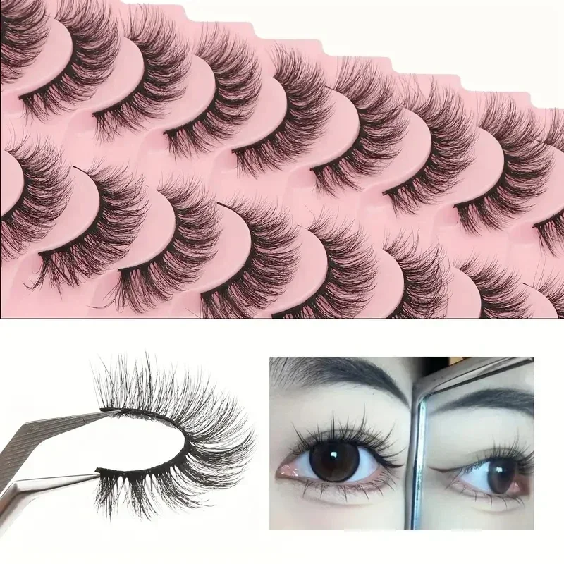 Ciglia finte naturali effetto  - Eyelash Extension Cat Eye Wispy recensione e prezzo