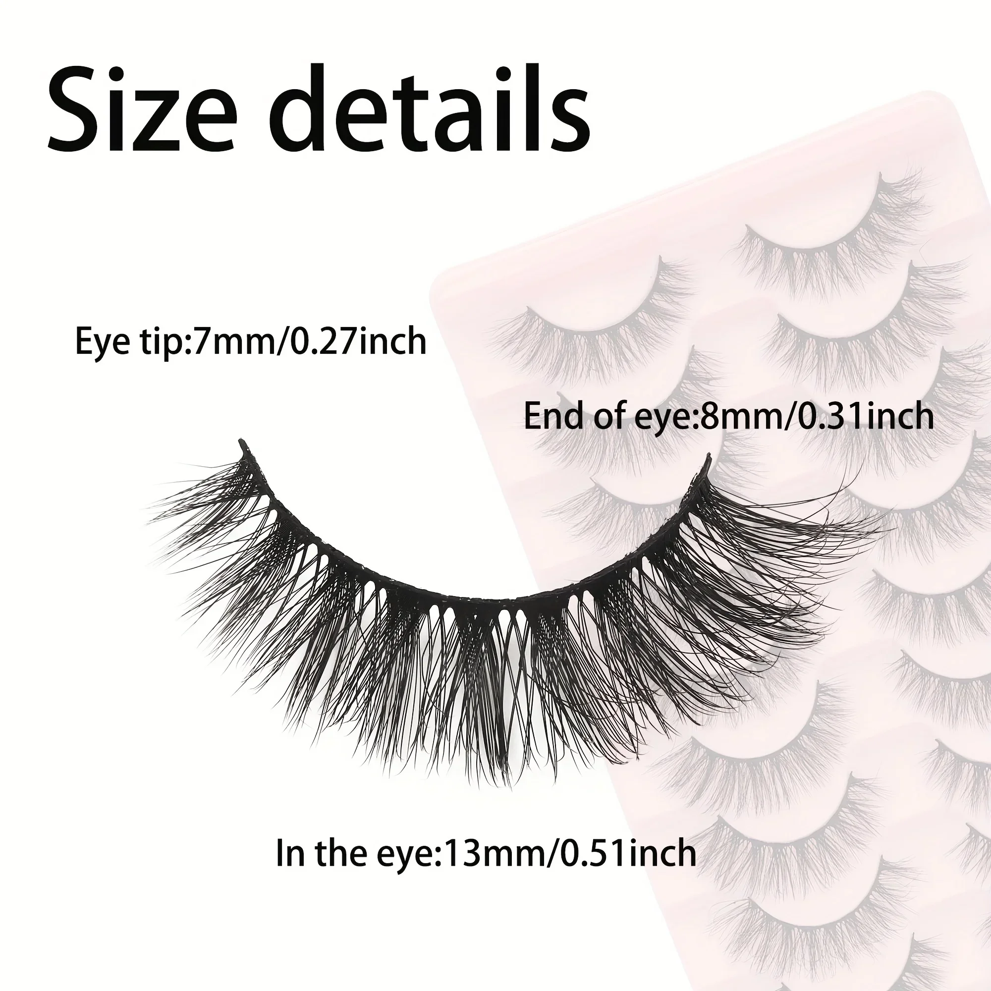 Ciglia finte naturali effetto  - Eyelash Extension Cat Eye Wispy recensione e prezzo