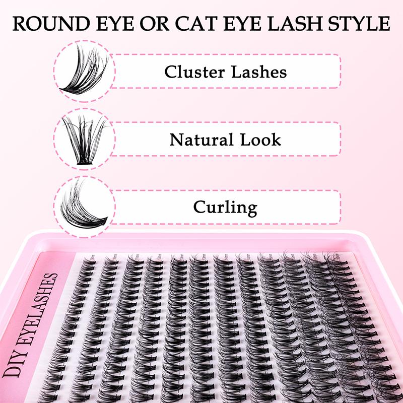 Kit Ciglia Naturali a Grappolo - Eyelash Extension Kits recensione e prezzo