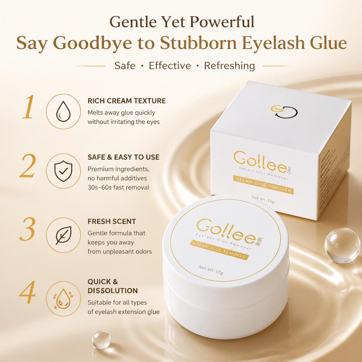 Crema per la rimozione dell'ad - Eyelash Extension Gel Remover recensione e prezzo