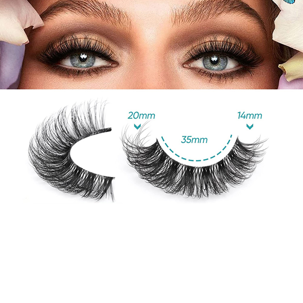 10 paia ciglia finte 6D super  - Eyelash Extension Cat Eye Wispy recensione e prezzo