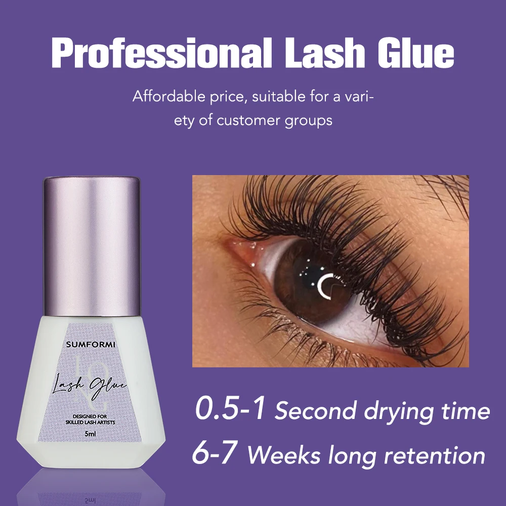 Colla per ciglia nera sottile  - Eyelash Extension Eye Irritation recensione e prezzo