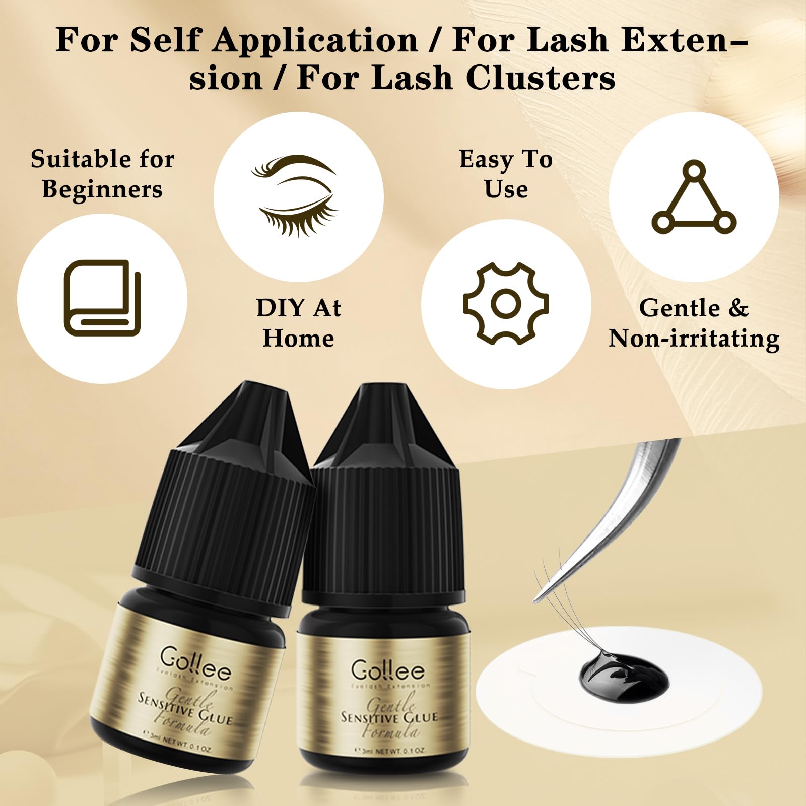 Gollee Adesivo per ciglia Clus - Eyelash Extension Eye Irritation recensione e prezzo