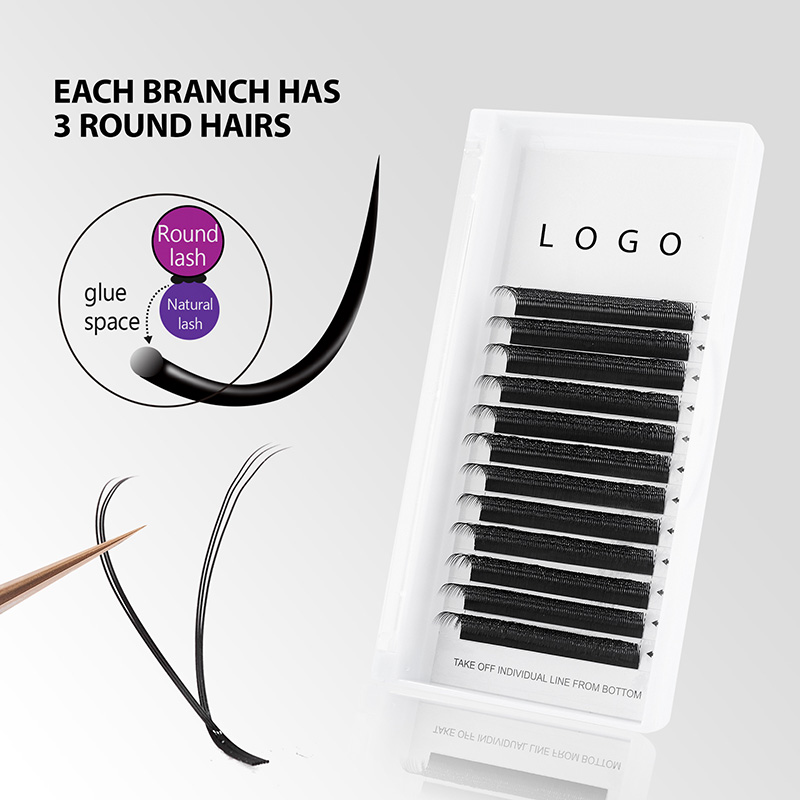 10PCS Extension Ciglia YY a Fo - Lash Fan Volume recensione e prezzo