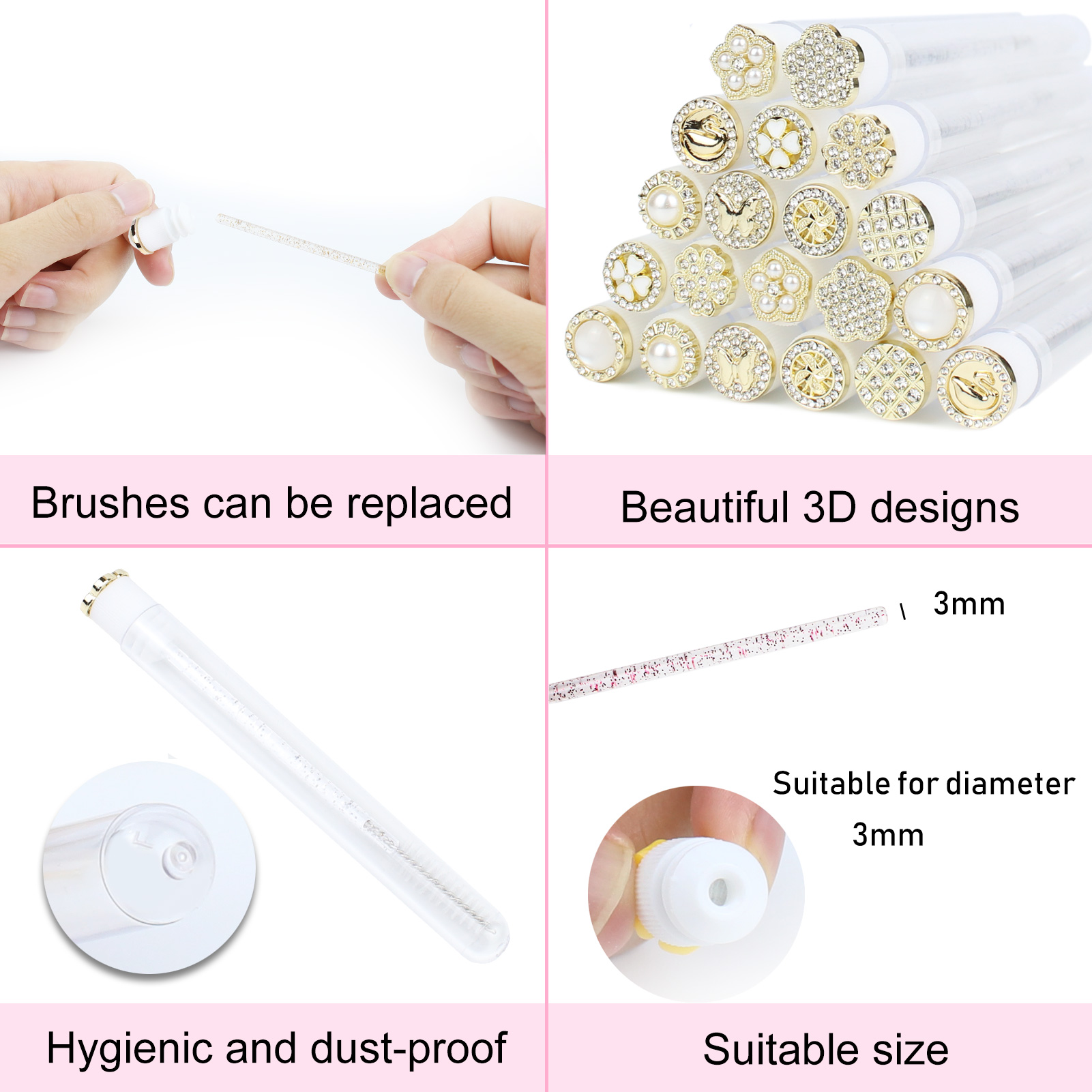 Bacchette per mascara Tubo 30  - Micro Brush Applicator recensione e prezzo
