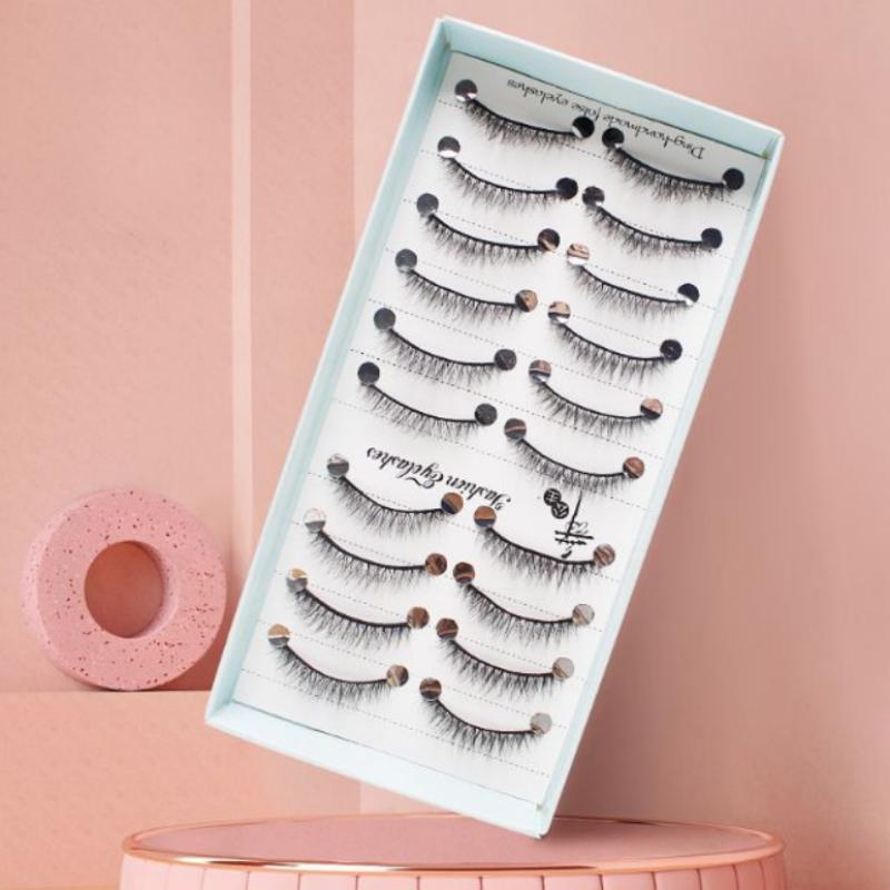 10 Paia di Ciglia Finte Natura - Eyelash Extension Cat Eye Wispy recensione e prezzo
